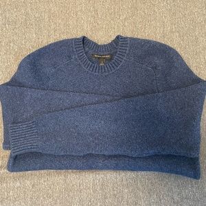 Blue, small, Banana Republic sweater, the fit is true to size
